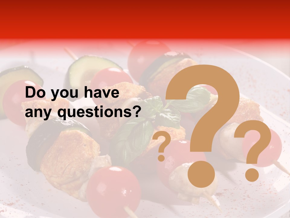 Fervent Greek Kebob PowerPoint Template