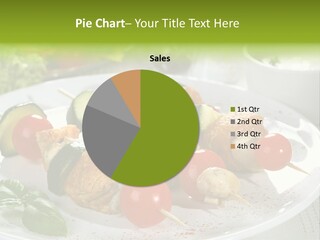 Bar Lettuce Plate PowerPoint Template