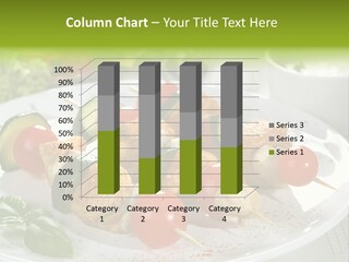 Bar Lettuce Plate PowerPoint Template