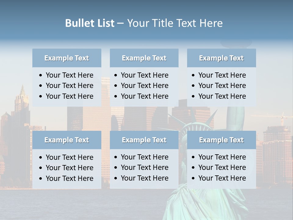 Lady Center Island PowerPoint Template