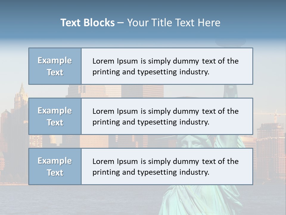 Lady Center Island PowerPoint Template