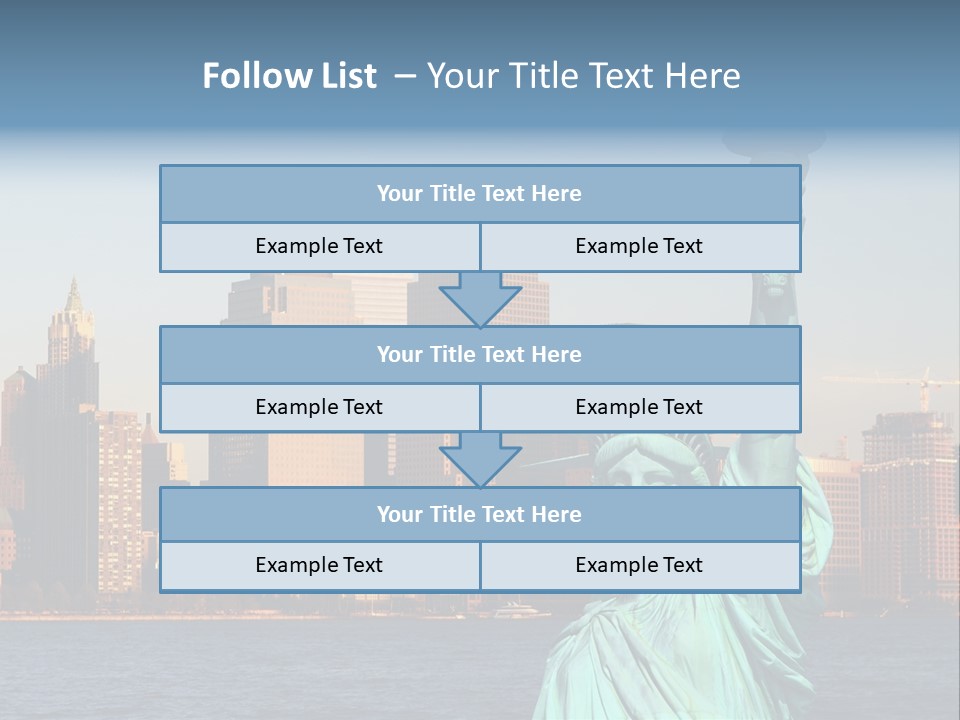 Lady Center Island PowerPoint Template
