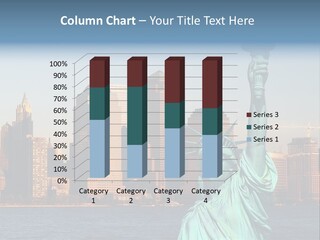 Lady Center Island PowerPoint Template