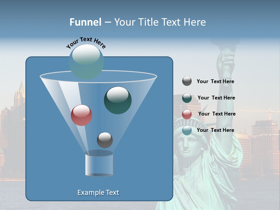 Lady Center Island PowerPoint Template