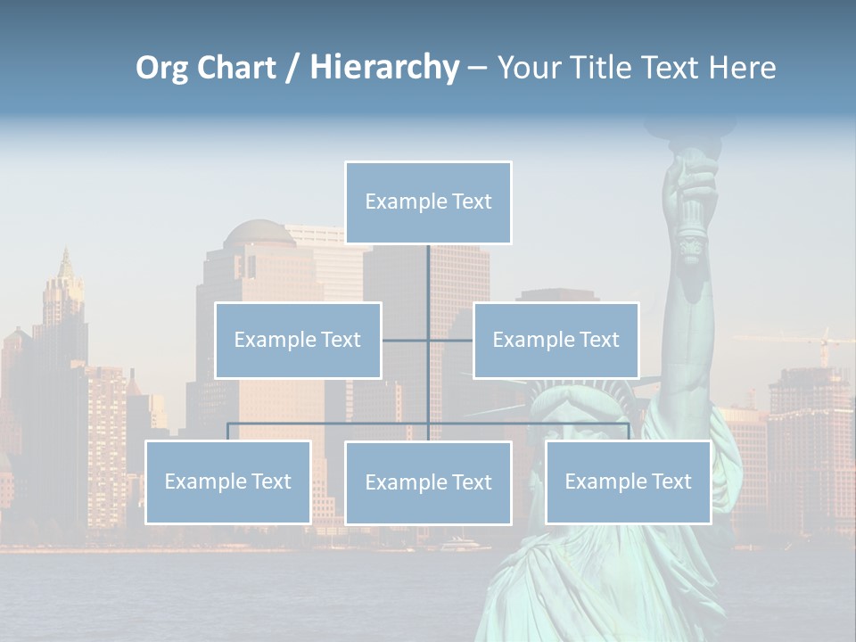 Lady Center Island PowerPoint Template