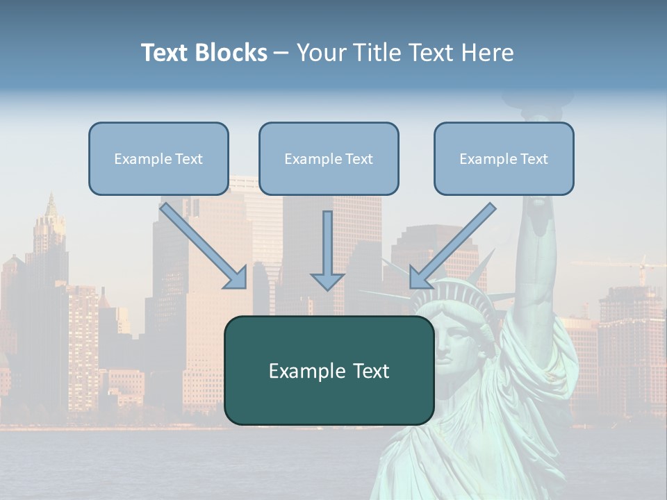 Lady Center Island PowerPoint Template