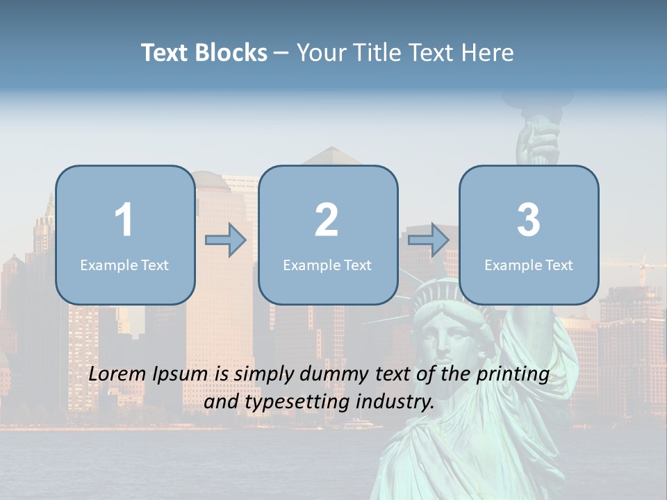 Lady Center Island PowerPoint Template