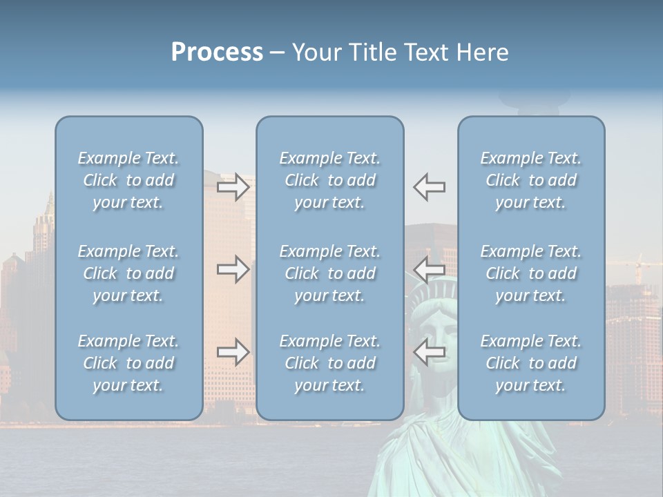 Lady Center Island PowerPoint Template