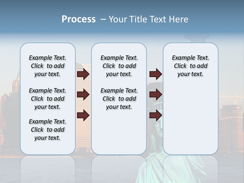 Lady Center Island PowerPoint Template
