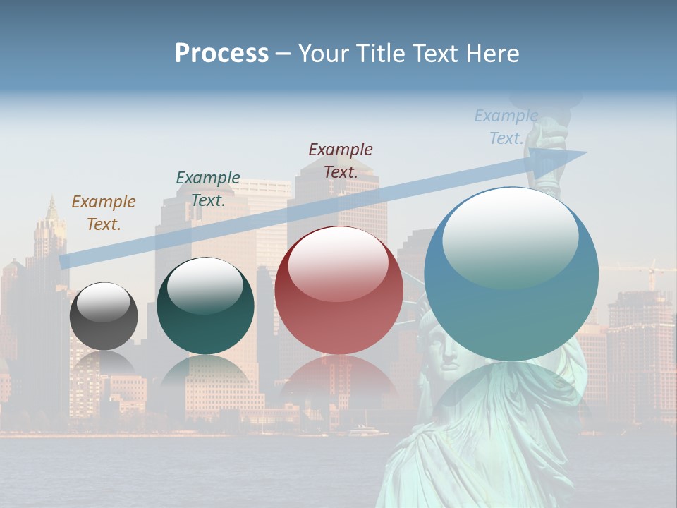 Lady Center Island PowerPoint Template