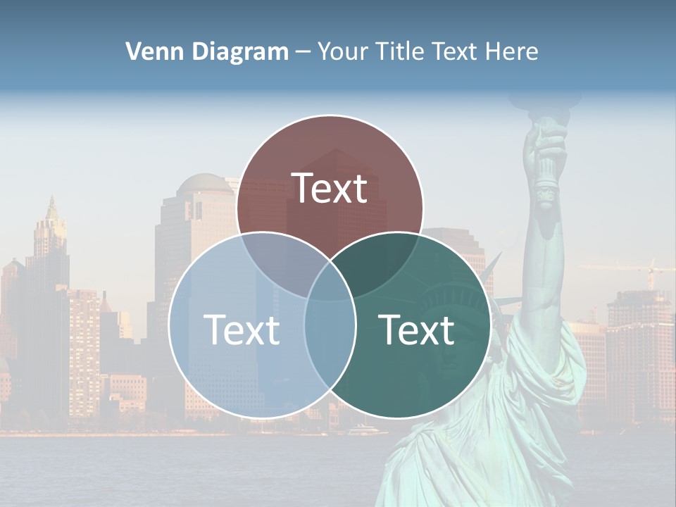 Lady Center Island PowerPoint Template