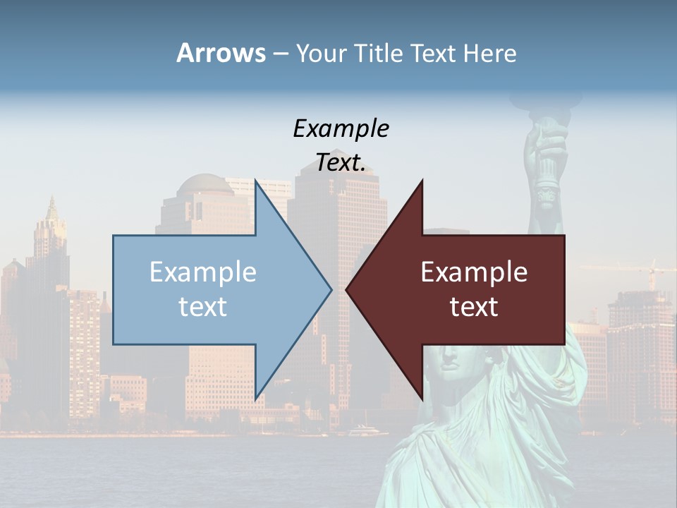 Lady Center Island PowerPoint Template