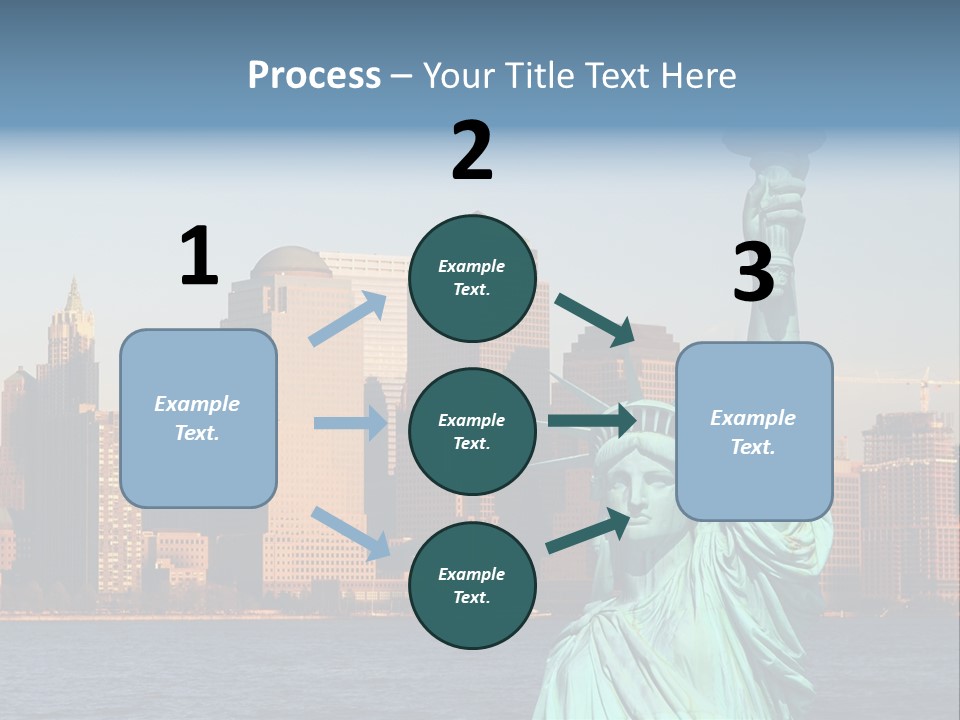 Lady Center Island PowerPoint Template