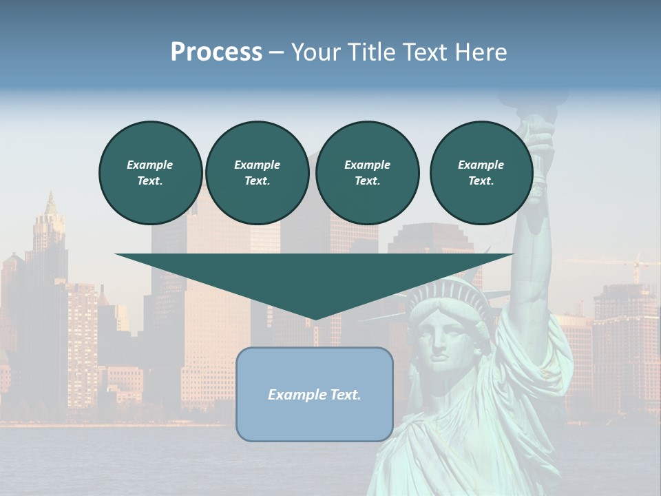 Lady Center Island PowerPoint Template