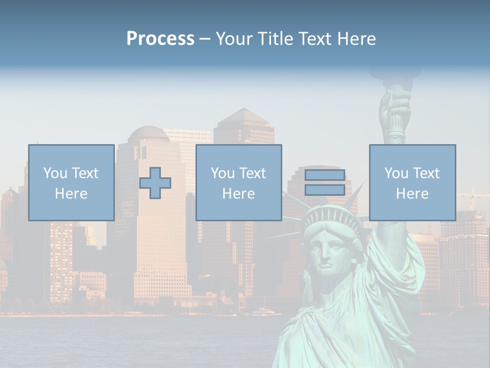 Lady Center Island PowerPoint Template