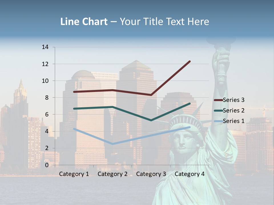 Lady Center Island PowerPoint Template