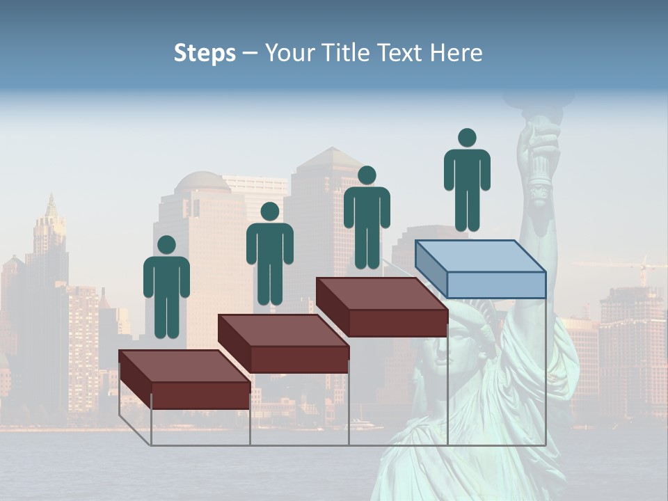 Lady Center Island PowerPoint Template