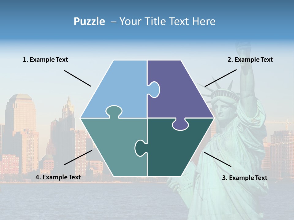 Building Landmark View PowerPoint Template