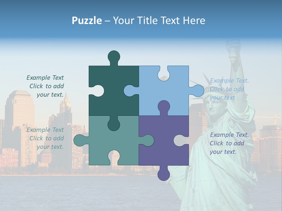 Building Landmark View PowerPoint Template