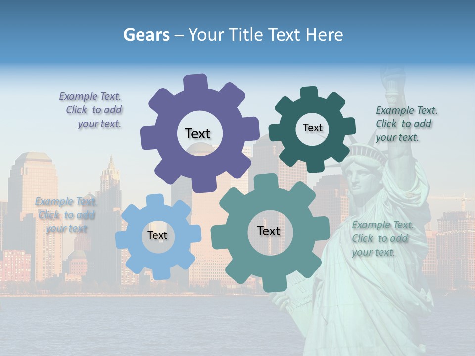 Building Landmark View PowerPoint Template