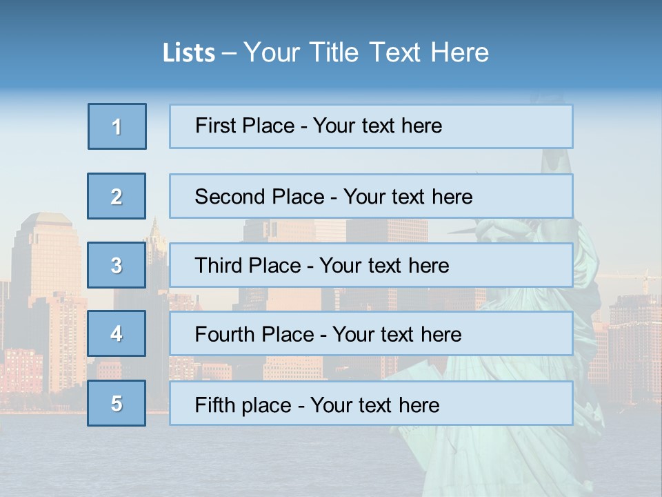 Building Landmark View PowerPoint Template