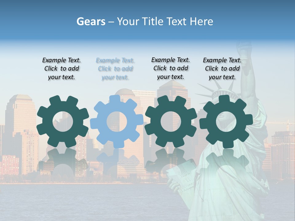 Building Landmark View PowerPoint Template