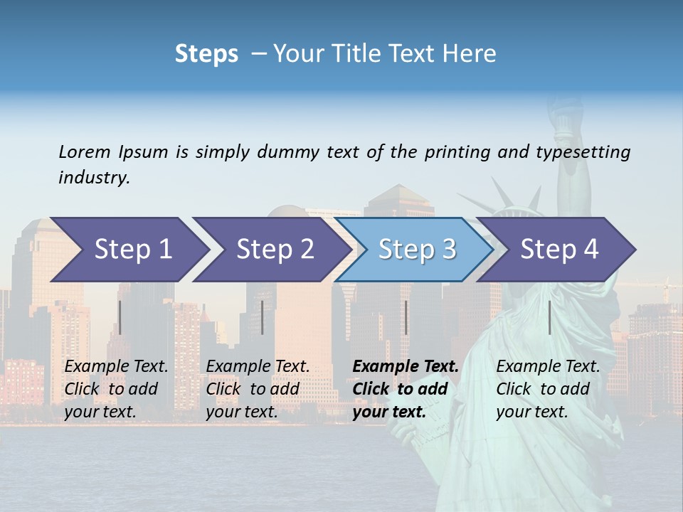 Building Landmark View PowerPoint Template