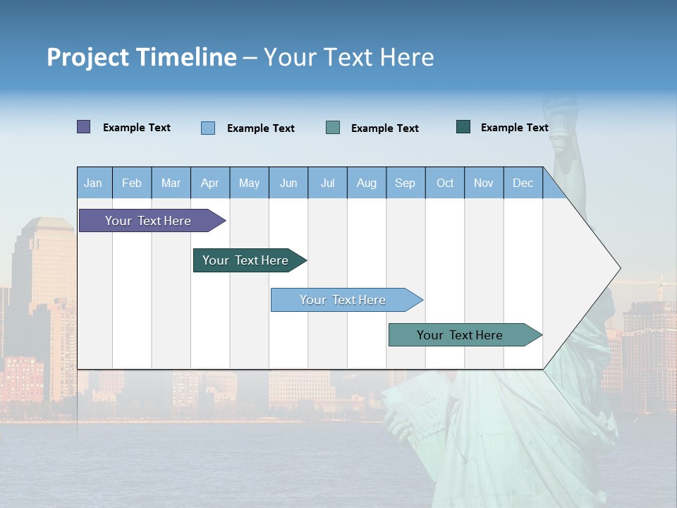 Building Landmark View PowerPoint Template