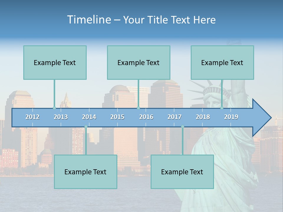 Building Landmark View PowerPoint Template