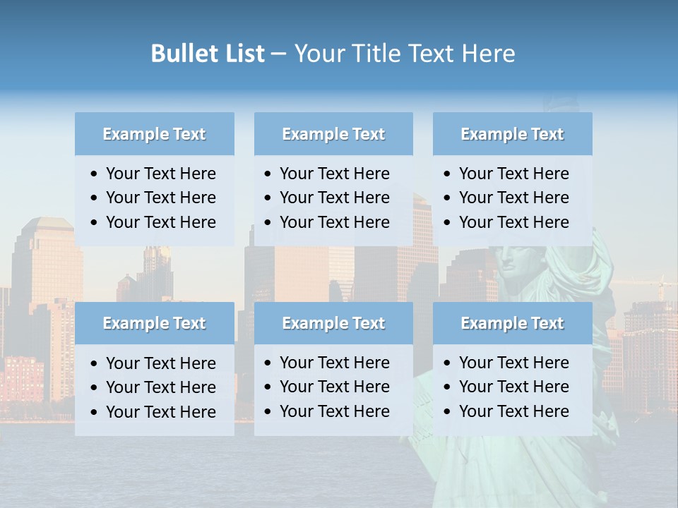 Building Landmark View PowerPoint Template