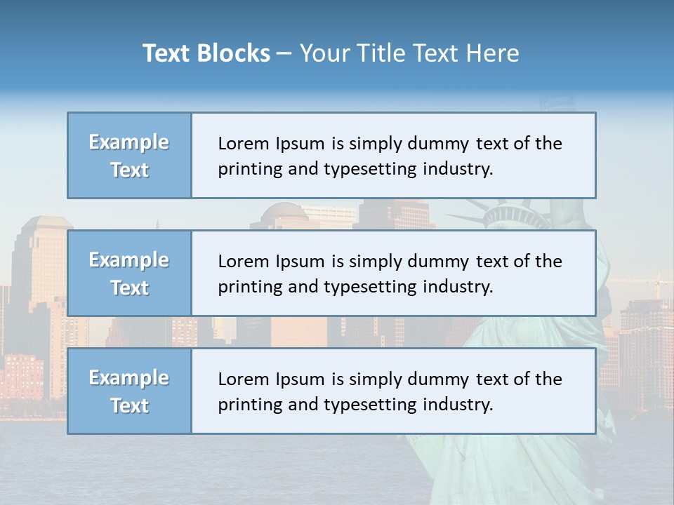 Building Landmark View PowerPoint Template