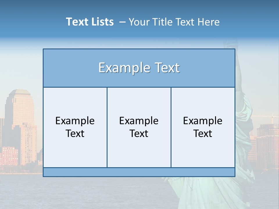 Building Landmark View PowerPoint Template