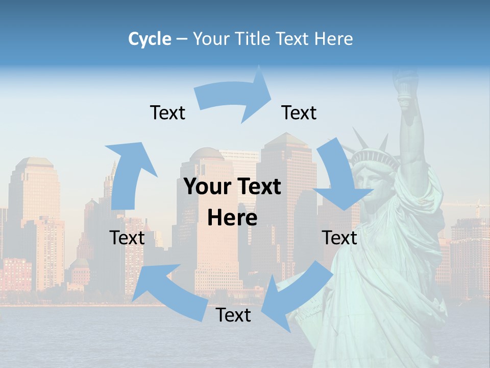 Building Landmark View PowerPoint Template