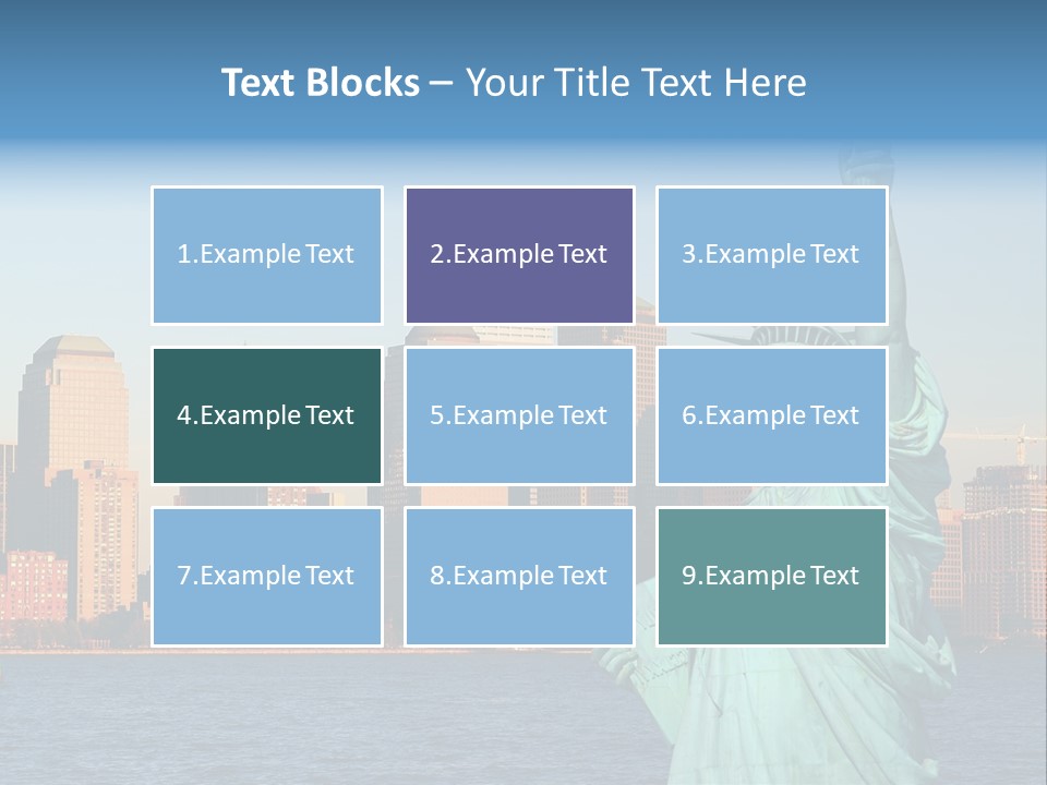 Building Landmark View PowerPoint Template