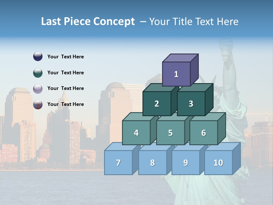 Building Landmark View PowerPoint Template
