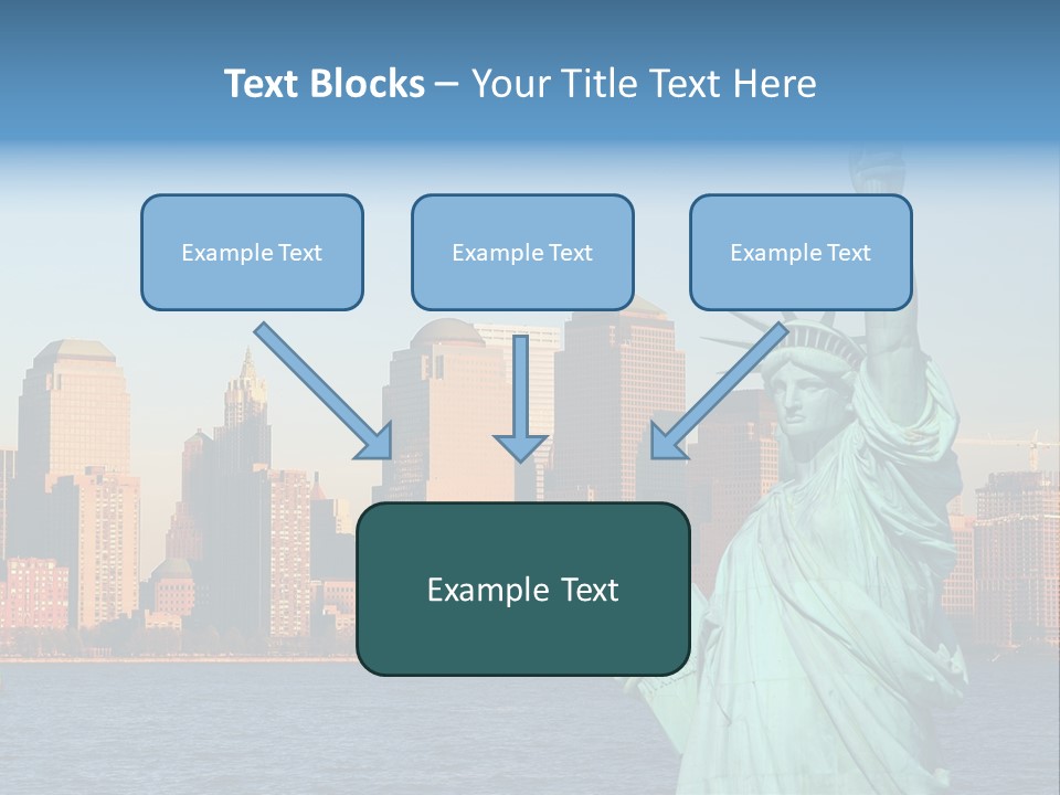 Building Landmark View PowerPoint Template