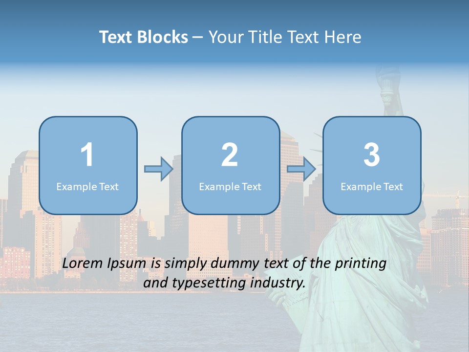 Building Landmark View PowerPoint Template