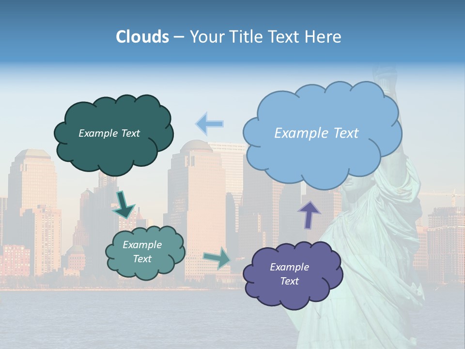 Building Landmark View PowerPoint Template