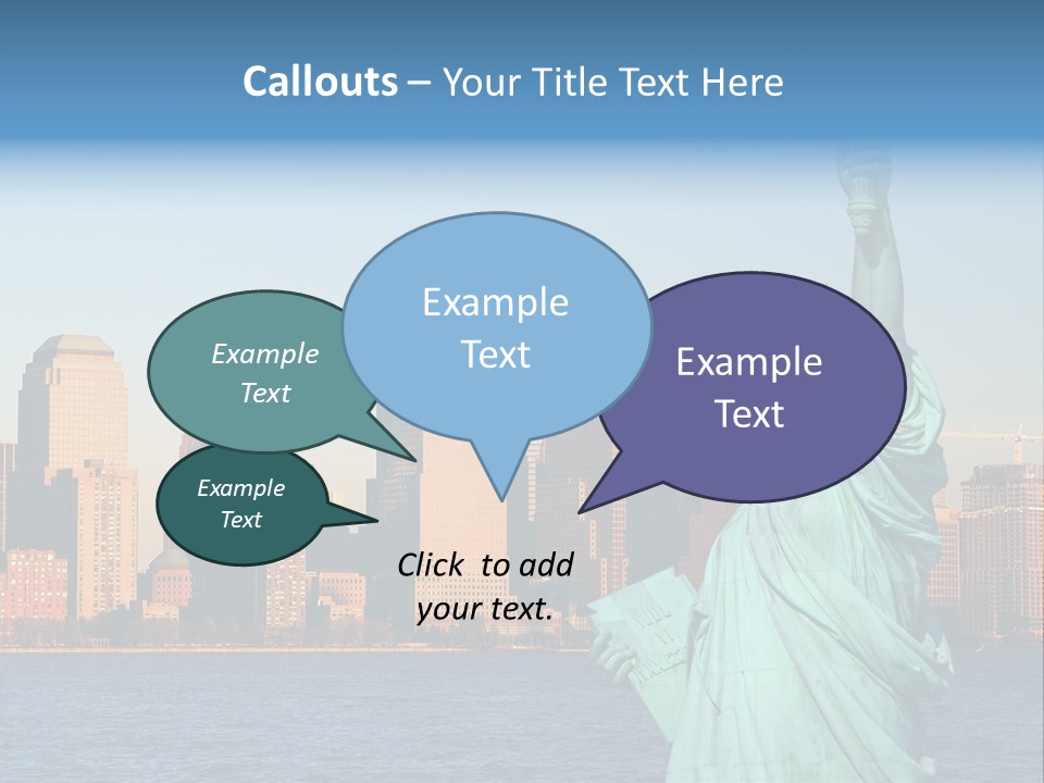 Building Landmark View PowerPoint Template