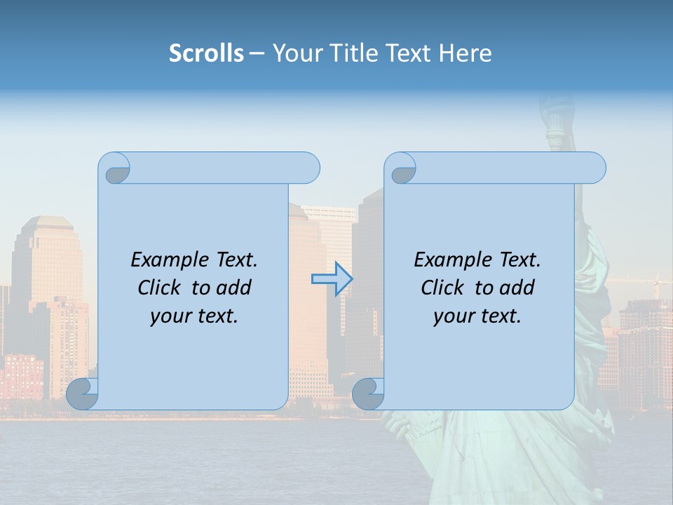 Building Landmark View PowerPoint Template