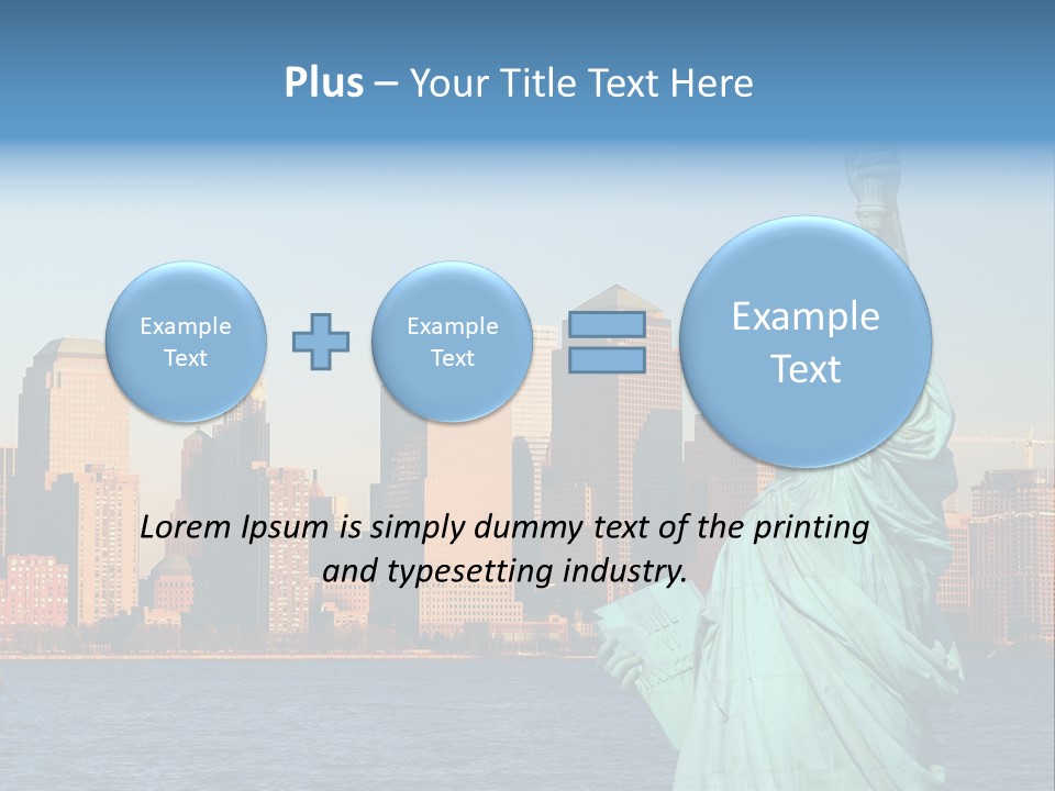 Building Landmark View PowerPoint Template
