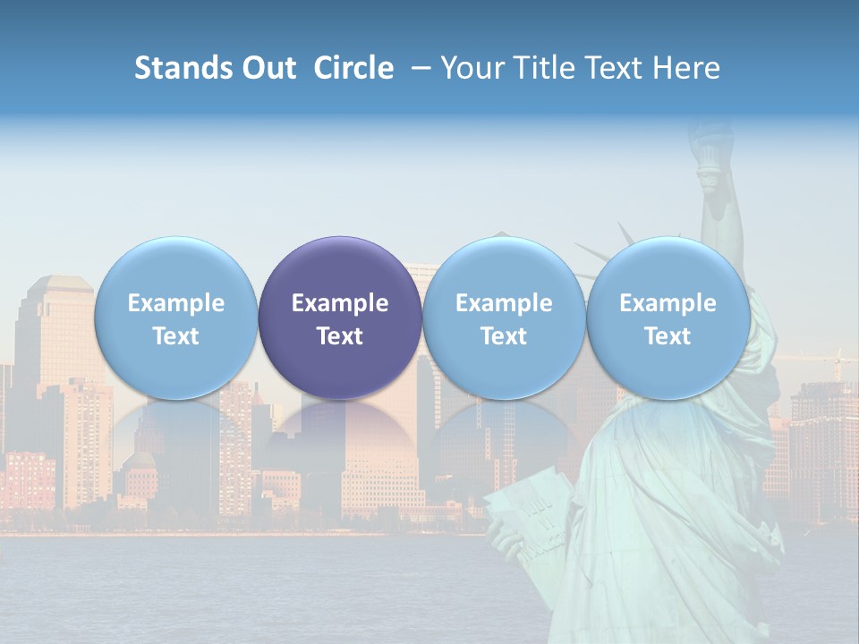 Building Landmark View PowerPoint Template