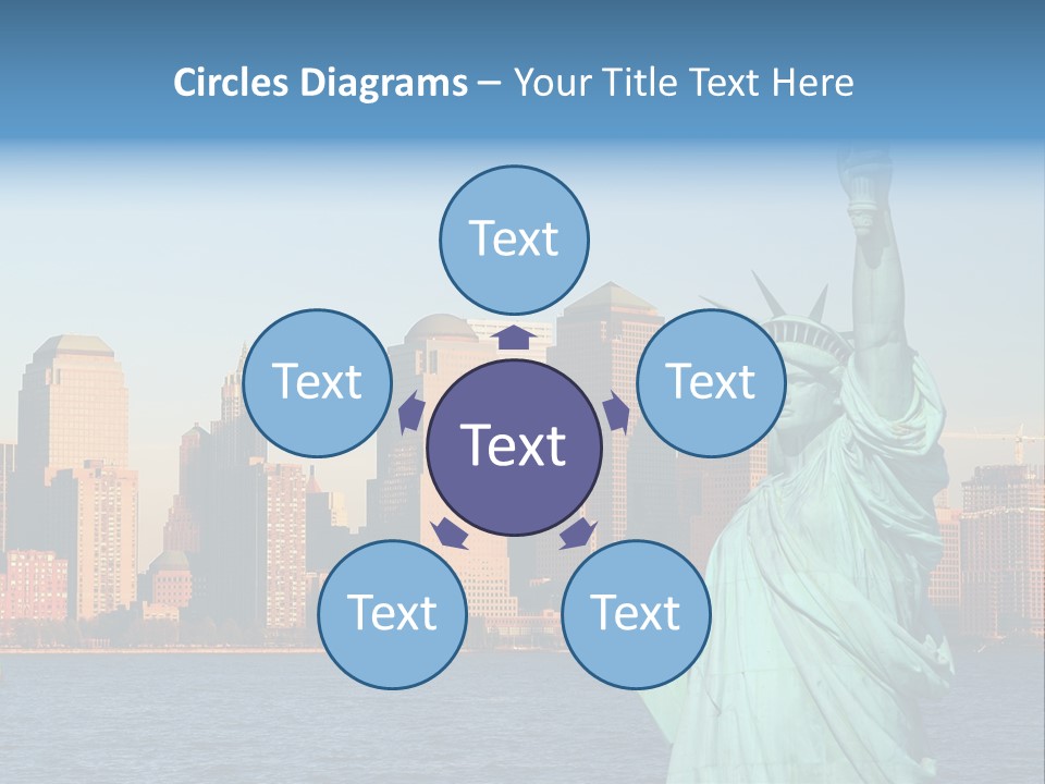 Building Landmark View PowerPoint Template