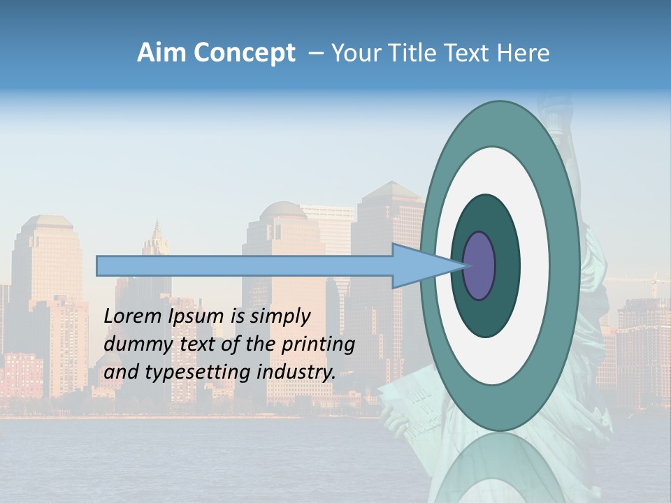 Building Landmark View PowerPoint Template