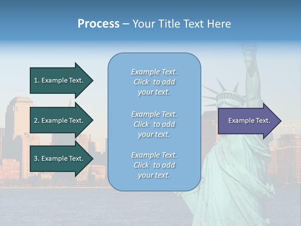 Building Landmark View PowerPoint Template