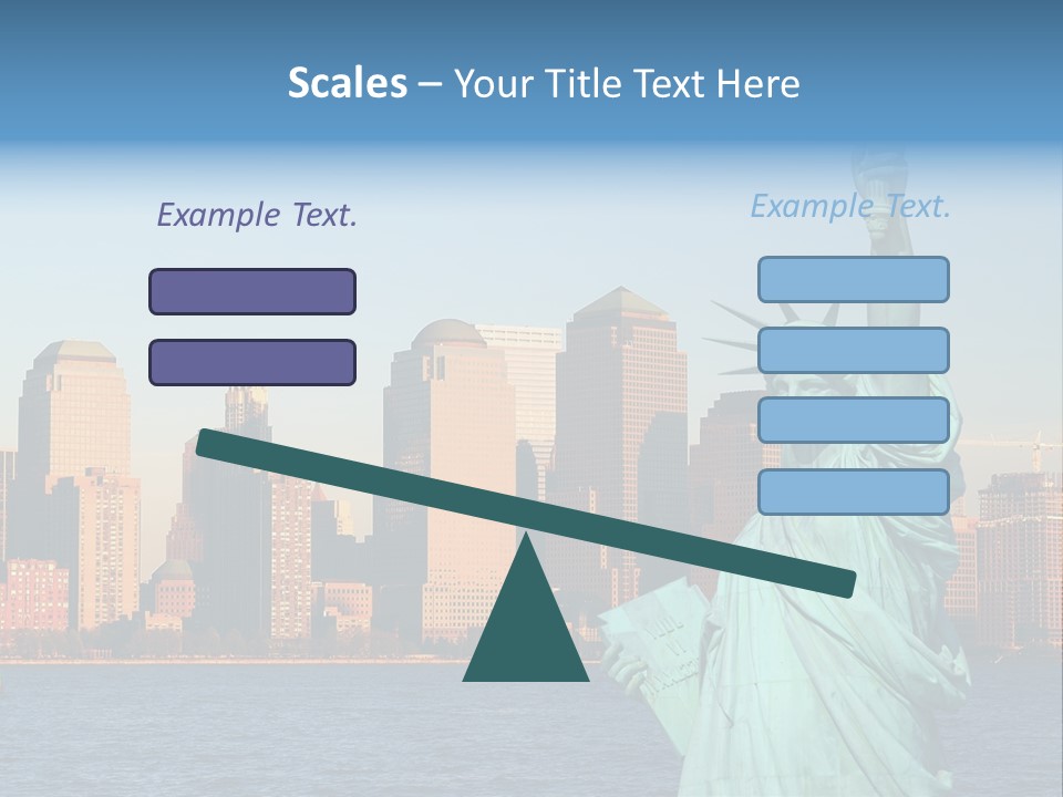 Building Landmark View PowerPoint Template
