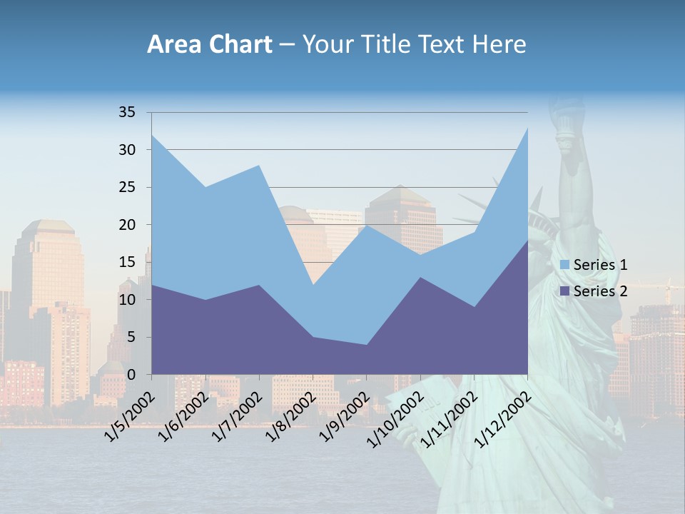 Building Landmark View PowerPoint Template