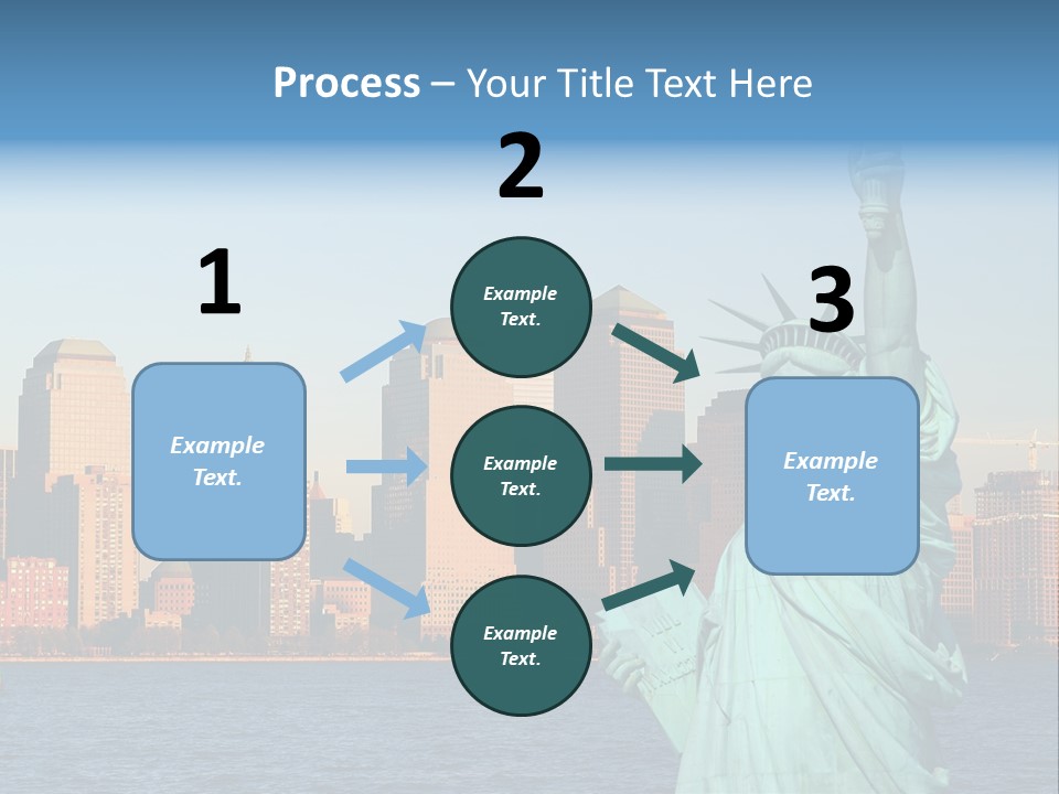 Building Landmark View PowerPoint Template