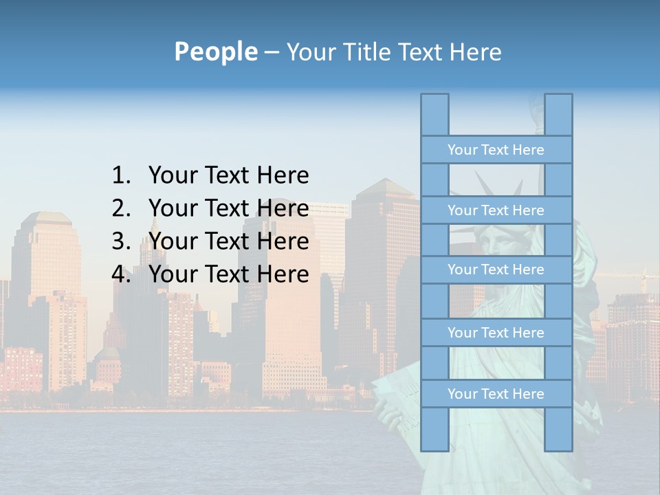 Building Landmark View PowerPoint Template