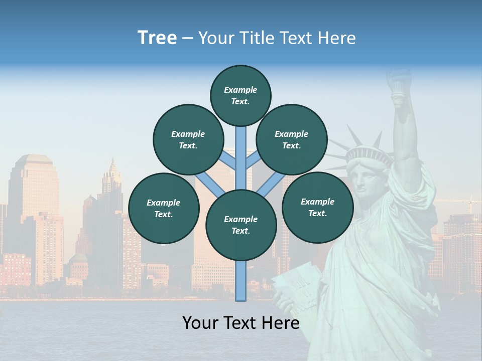 Building Landmark View PowerPoint Template